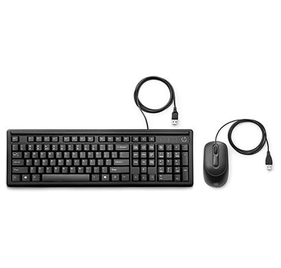 hp wired keyboard and mouse 160 (6hd76aa)